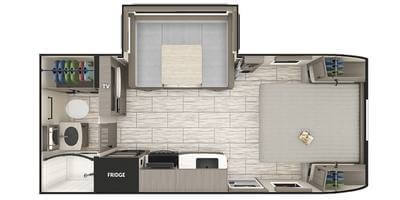 Lance 1985 Travel Trailer Lance 1985 floorplan