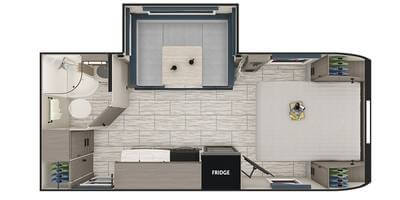 Lance 1995 Travel Trailer Lance 1995 floorplan